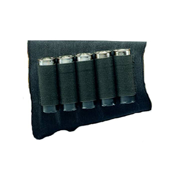 HSP STOCK SHELL HOLDER SHOTGUN BLK - Hunting Accessories